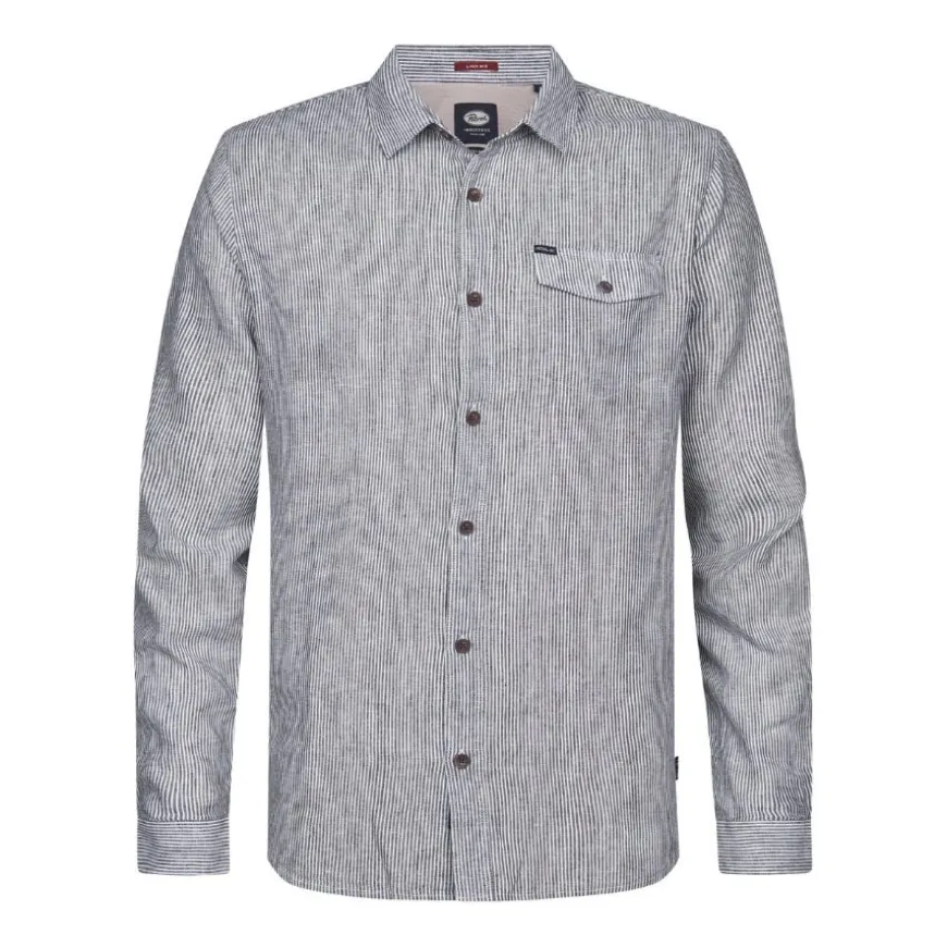 Camisas manga larga Petrol Men Shirt Long Sleeve Uni