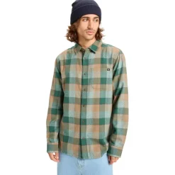 Camisas manga larga Quiksilver SMU Motherfly Plaid Ls Shirt