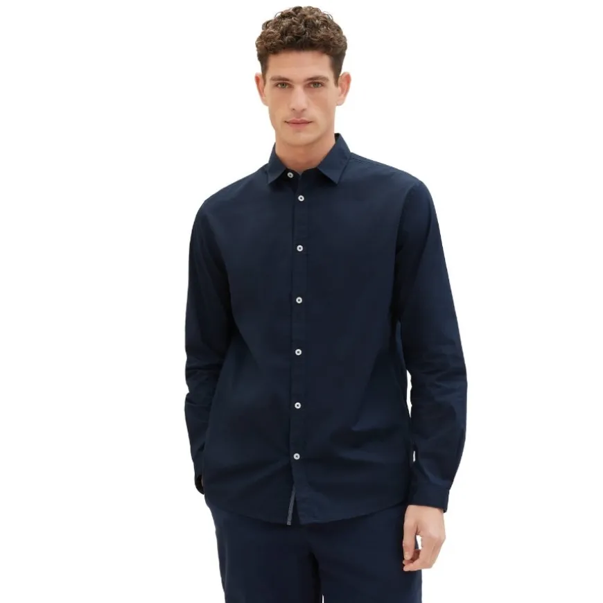 Camisas manga larga Tom tailor Stretch Poplin Shirt