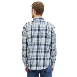 Camisas manga larga Tom tailor Washed Checked