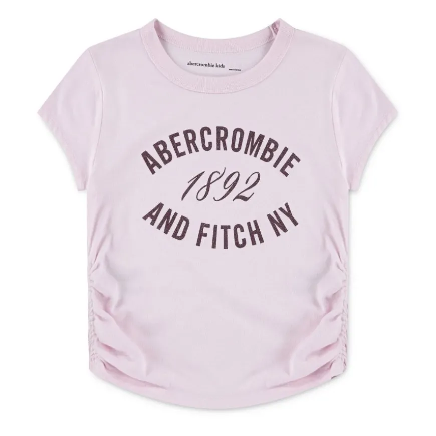 Camisetas manga corta Abercrombie Afg Anf 1892 Ruched Tee