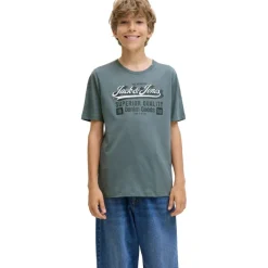Camisetas manga corta Jack & jones N.U. Jjelogo Tee Ss Oneck 2 Col Aw25 Noos Jnr PT