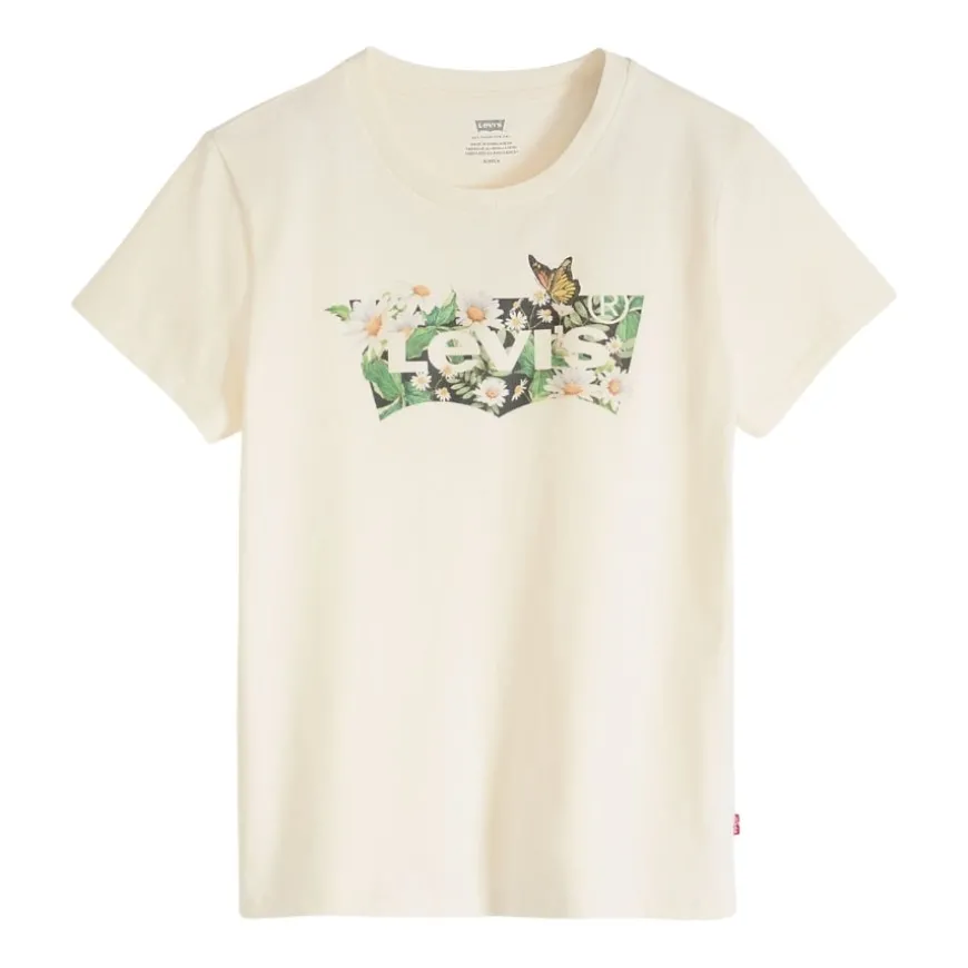 Camisetas manga corta Levis The Perfect Tee Daisy Bw Egret