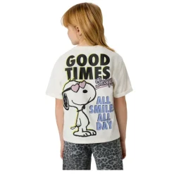 Camisetas manga corta Name-it Nkfdylana Snoopy Ss Nreg Top Box Sky