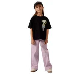 Camisetas manga corta Name-it Nkfdylana Snoopy Ss Nreg Top Box Sky