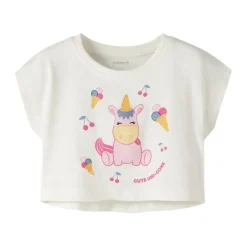 Camisetas manga corta Name-it Nmfvilma Capsl Crop Top