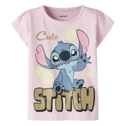 Camisetas manga corta Name-it Nmffuba Stitch Ss Top Box Noos Wdi