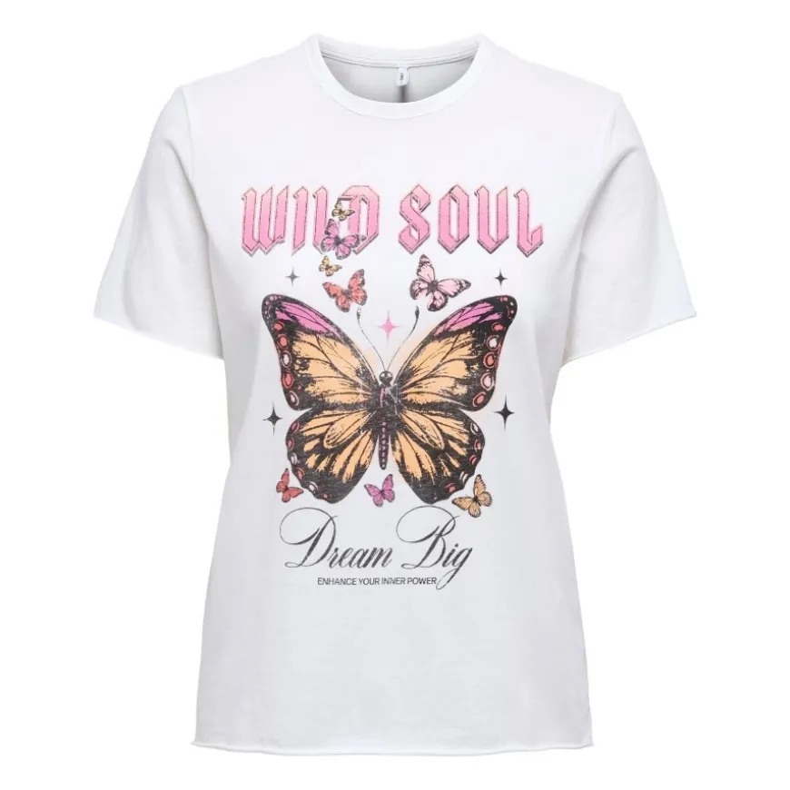 Camisetas manga corta Only Onllucy Life Reg S S Print Top Box Ccjrs