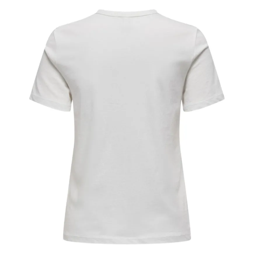 Camisetas manga corta Only OF Onlalba Life S S Ego Top Box Jrs