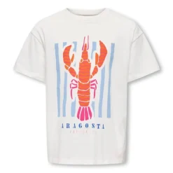Camisetas manga corta Only kids Kogjoanna Life Ss Loose Print Top Jrs