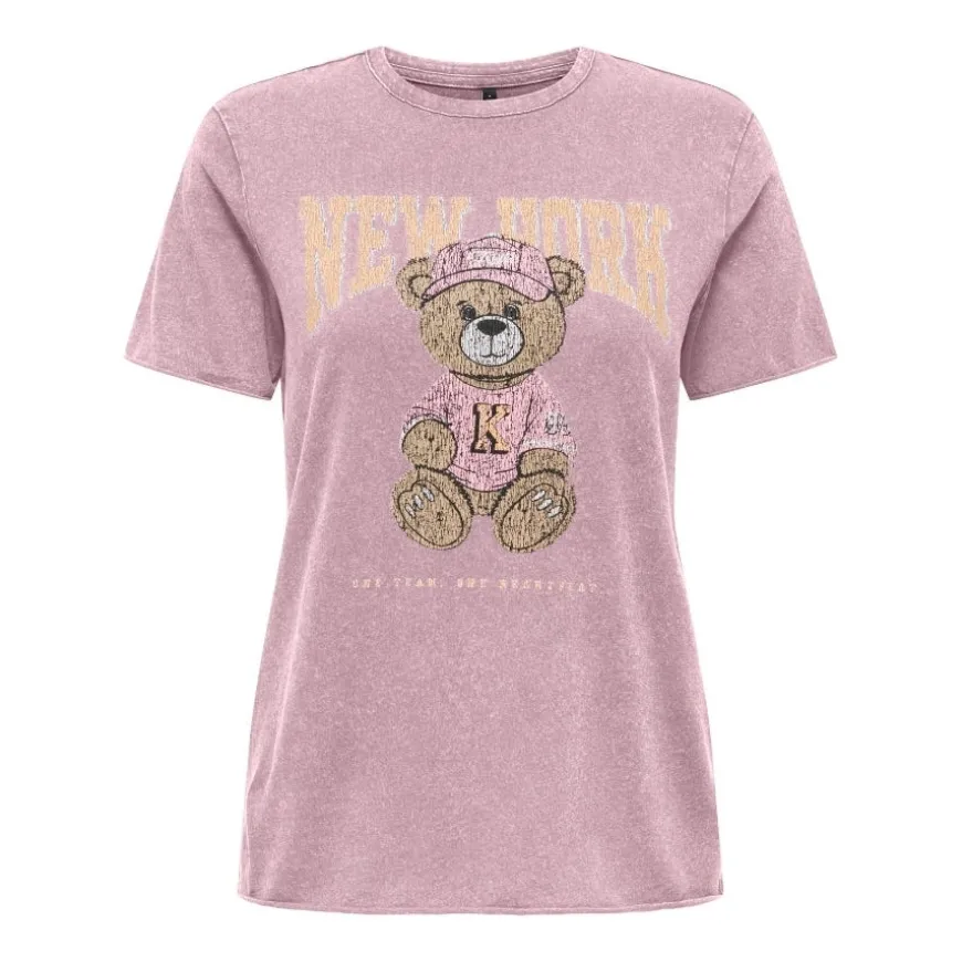 Camisetas manga corta Only Onllucy Life Reg S S Top Box Jrs