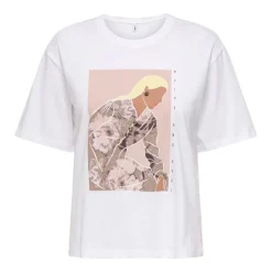 Camisetas manga corta Only Onlsusan S S Print Top Box Jrs