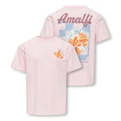 Camisetas manga corta Only kids Kogcarina Life Ss Loose Printed Top Jrs
