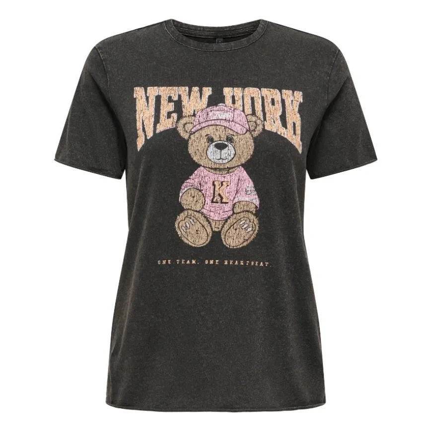Camisetas manga corta Only Onllucy Life Reg S S Top Box Jrs