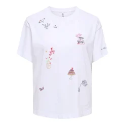 Camisetas manga corta Only Onlemmina S S Top Box Jrs