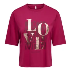 Camisetas manga corta Only Onlfree Maya S S Print Top Box Jrs