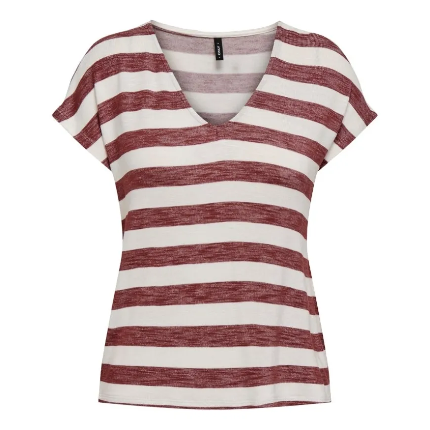 Camisetas manga corta Only Onllira S S V-Neck Top Jrs Noos