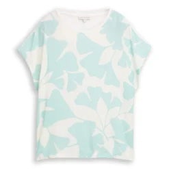 Camisetas manga corta Tom tailor T-Shirt Fabric Mix Print Crew Neck