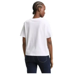 Camisetas manga corta Tom tailor Boxy T-Shirt With Embro