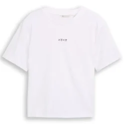 Camisetas manga corta Tom tailor Boxy T-Shirt With Embro