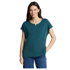 Camisetas manga corta Tom tailor T-Shirt Fabric Mix Crew Neck