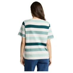Camisetas manga corta Tom tailor T-Shirt Boxy Crew Neck With Print