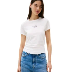 Camisetas manga corta Tommy jeans Tjw Slim Ess Logo 1 Tee Ext