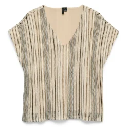Camisetas manga corta Vero moda Vmdemi Ss V-Neck Top Jrs Ga