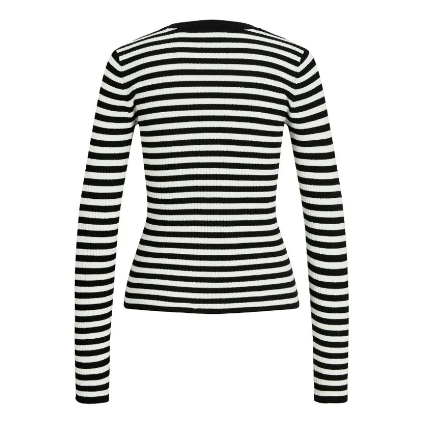 Camisetas manga larga Jjxx Jxjodi Tight Stripe Crew Neck Knit Noos