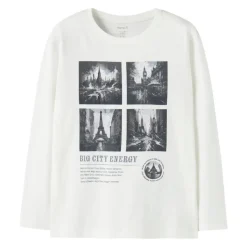 Camisetas manga larga Name-it Nkmvoto Ls Nreg Top