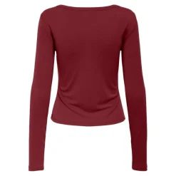 Camisetas manga larga Only Onlfree Life L/S Placket Rib Top Jrs