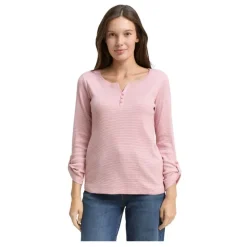 Camisetas manga larga Tom tailor T-Shirt Stripe Henley