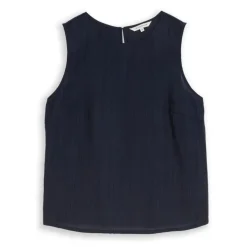 Camisetas sin mangas Tom tailor Blouse Top Crinkled