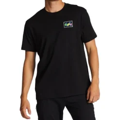Camisetas manga corta Billabong Crayon Wave M Tees Blk