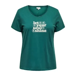 Camisetas manga corta Carmakoma Carquote Ss V-Neck Reg Tee Jrs