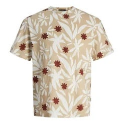 Camisetas manga corta Jack & jones plus Jormarbella Aop Tee Ss Crew Neck Pls