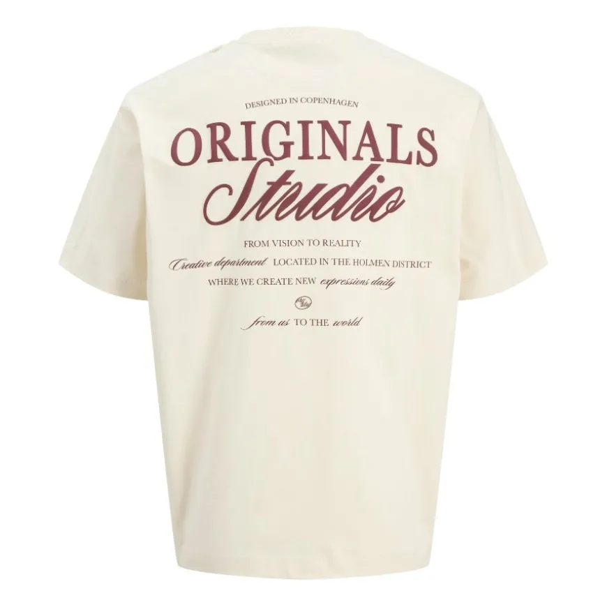 Camisetas manga corta Jack & jones Jornorrebro Typo Tee Ss Crew Neck Noos