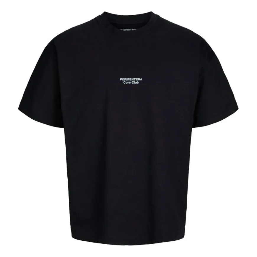 Camisetas manga corta Jack & jones Jcosolana Checkered Back Tee Ss Crew