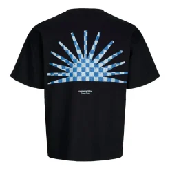 Camisetas manga corta Jack & jones Jcosolana Checkered Back Tee Ss Crew