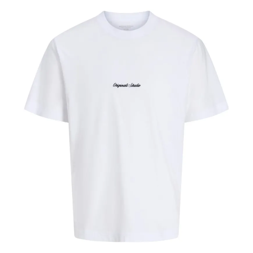 Camisetas manga corta Jack & jones Jornorrebro Emb Tee Ss Crew Neck Noos