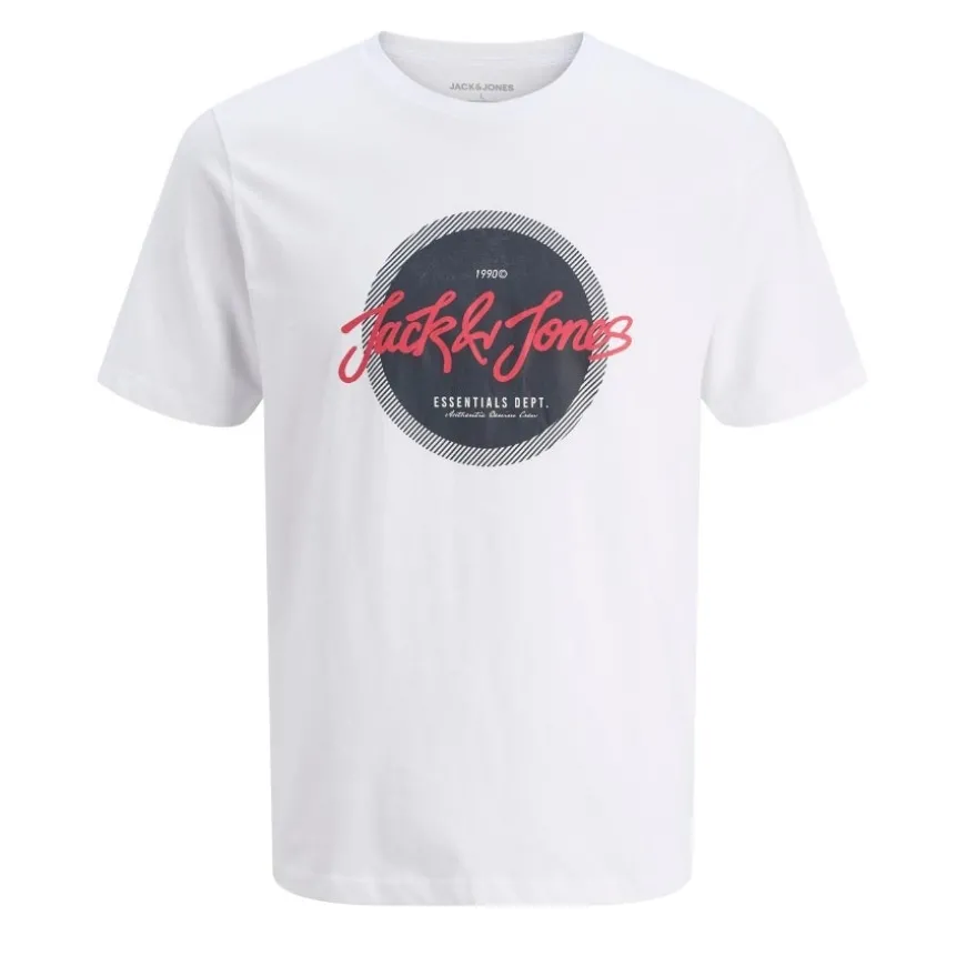 Camisetas manga corta Jack & jones plus Jjelogo Tee Ss Oneck 2 Col Aw25 Noos Pls