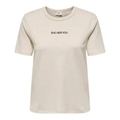 Camisetas manga corta Jdy Jdycatie S S Heavy Emb Top Jrs