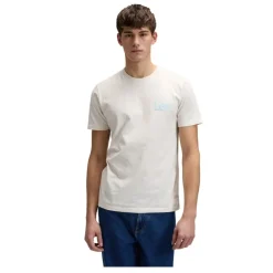 Camisetas manga corta Lee MEDIUM WOBBLY LEE TEE NATURAL