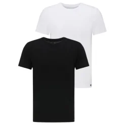 Camisetas manga corta Lee TWIN PACK CREW BLACK WHITE-L680CMKW