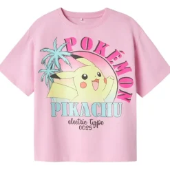 Camisetas manga corta Name-it Nkffami Pokemon Ss Nreg Top Sky