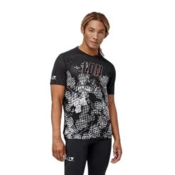 Camisetas manga corta New balance London Edition Printed Impact Run Short Sleeve