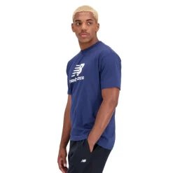 Camisetas manga corta New balance Essentials Stacked Logo Cotton Jersey Short Sleeve