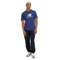 Camisetas manga corta New balance Essentials Stacked Logo Cotton Jersey Short Sleeve