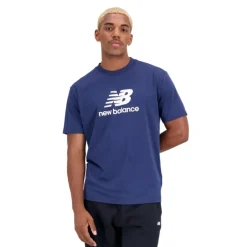 Camisetas manga corta New balance Essentials Stacked Logo Cotton Jersey Short Sleeve