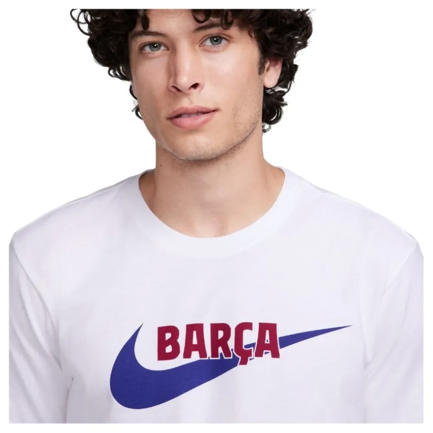 Camisetas manga corta Nike Fcb M Nk Swoosh Tee